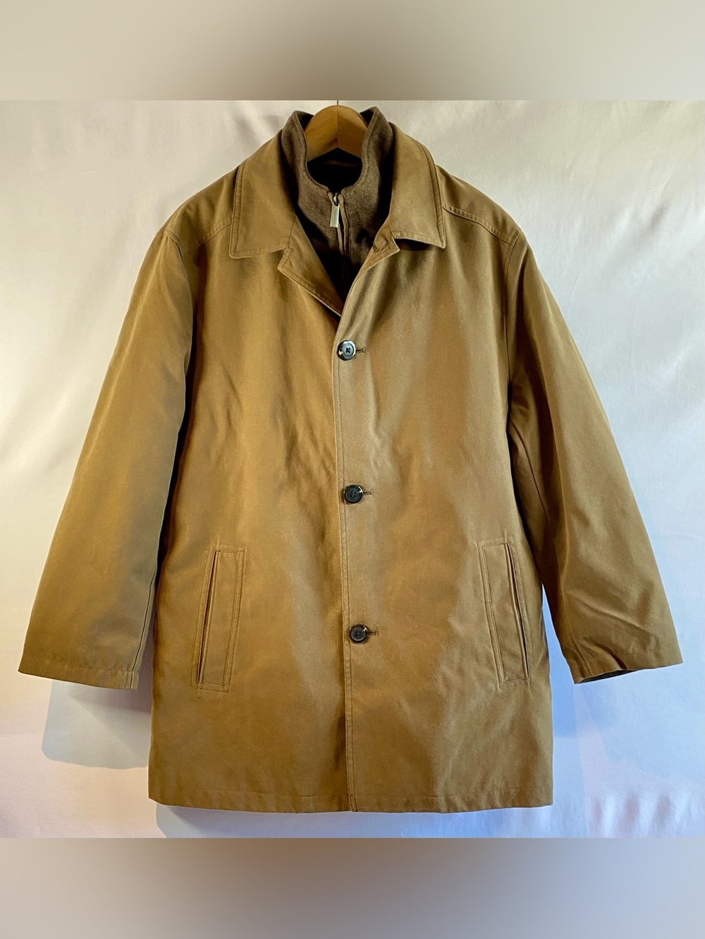 London Fog Men's Berne Micro Twill All Weather Coat, size M - Picture 8 of 15